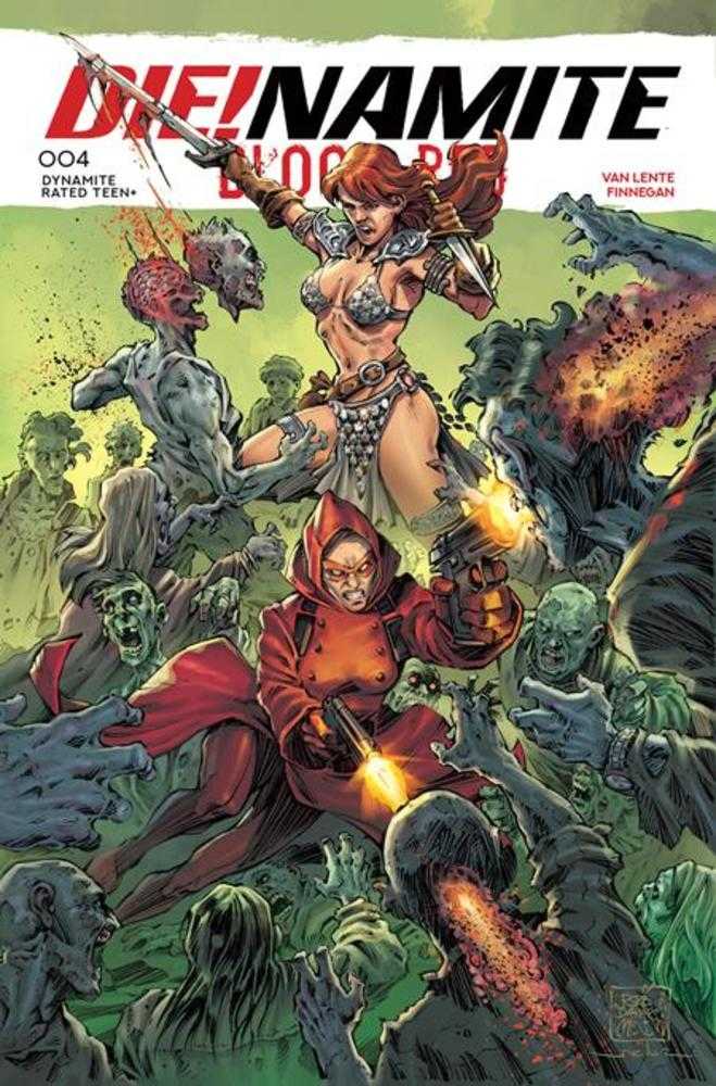 Dienamite Blood Red # 4 Variant Cover B NM Dynamite Ships Jan 14th