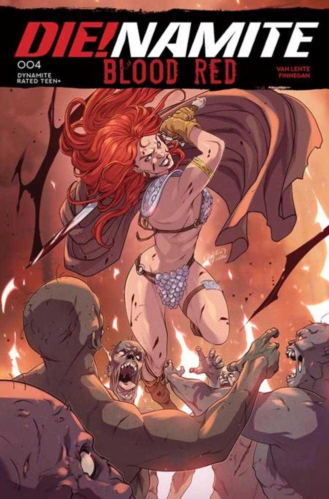Dienamite Blood Red # 4 Variant Cover C NM Dynamite Ships Jan 14th
