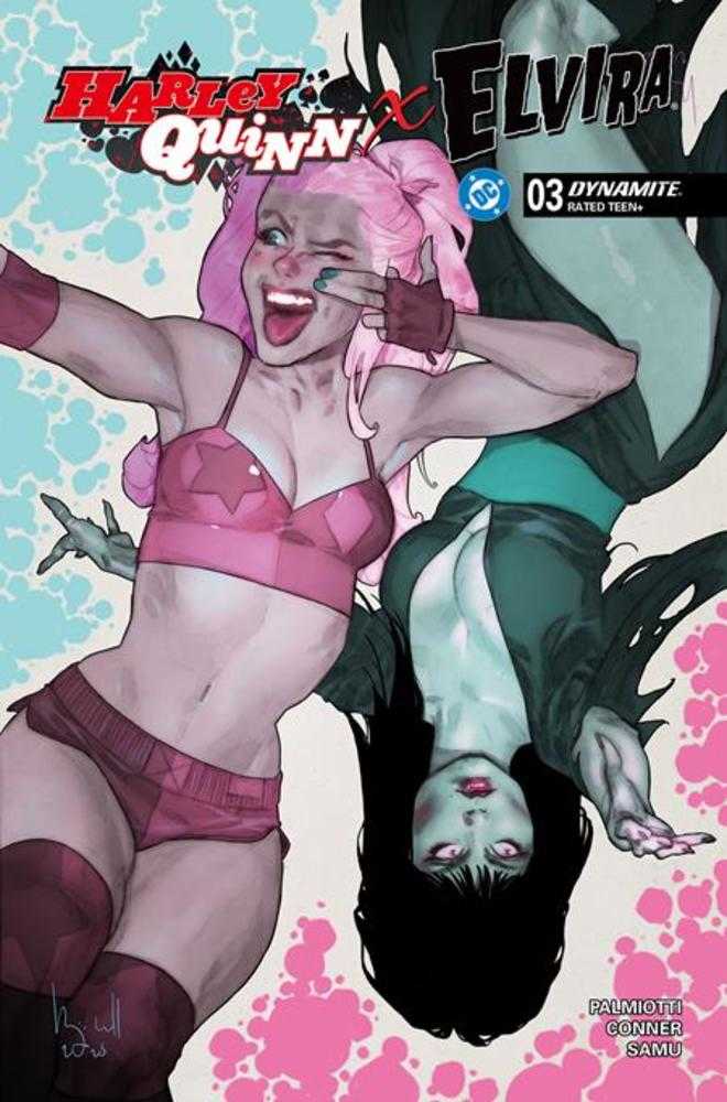 Harley Quinn X Elvira # 4 Variant Cover D NM Dynamite Ships Jan 7th