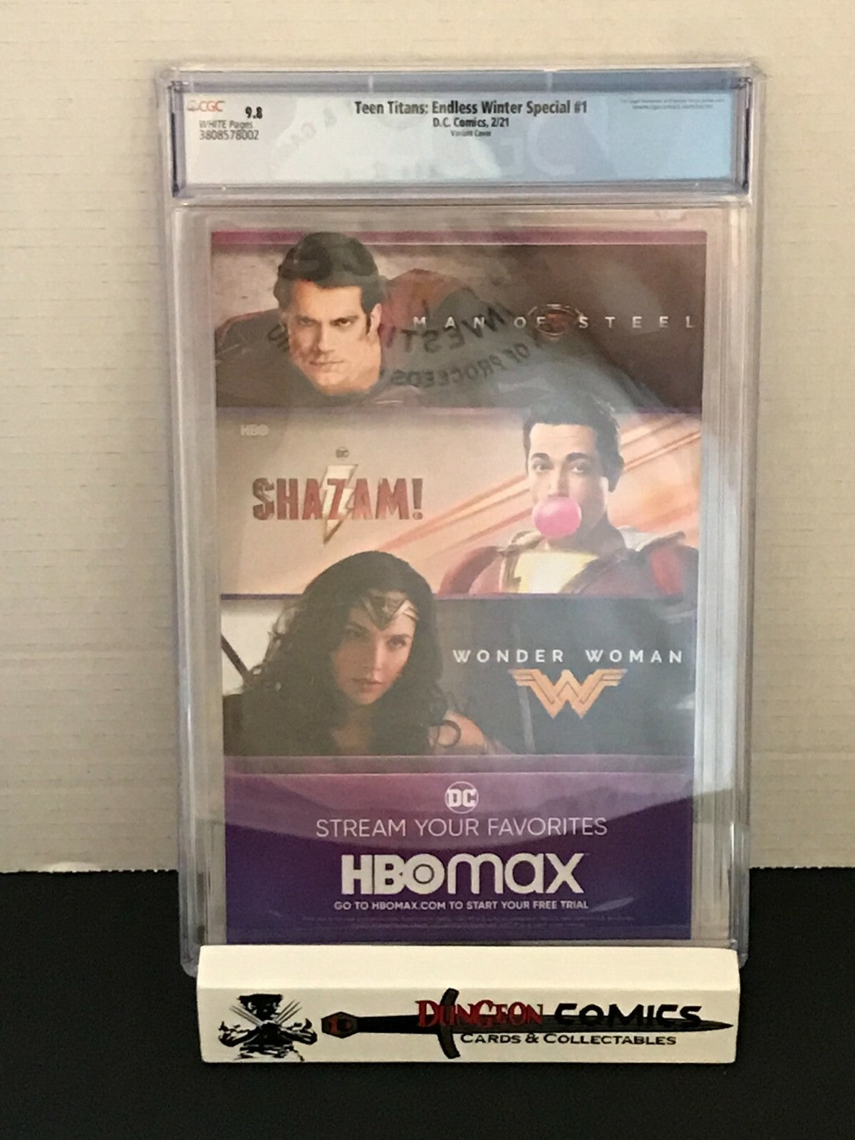 Teen Titans Endless Winter Special #1 Variant Cover CGC 9.8 1st App of Black Ice