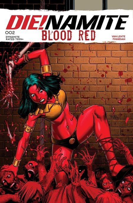 Die!namite Blood Red # 2 Cover A NM Dynamite Pre Sale Ships Nov 5th