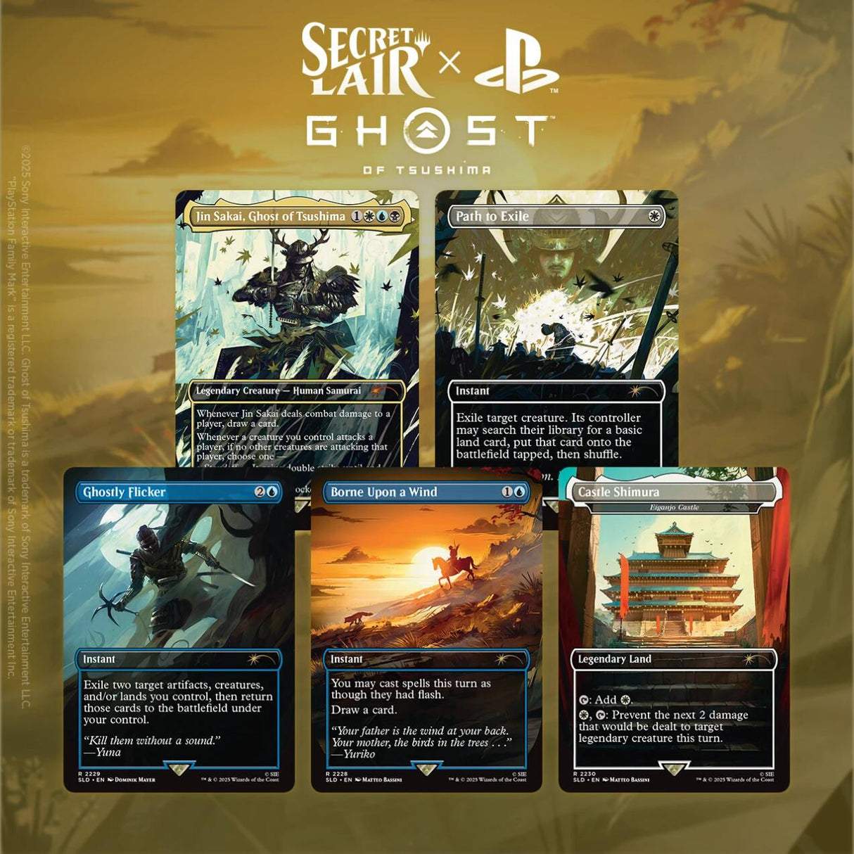 Secret Lair x Ghost of Tsushima (Non-Foil Edition)