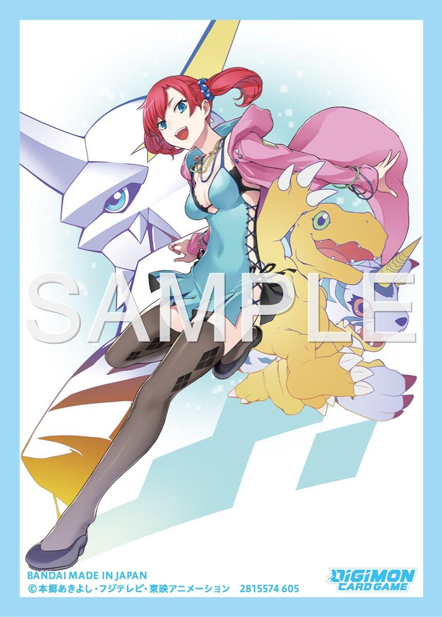 Digimon TCG: Official Card Sleeves (Digimon Story Cyber Sleuth - Nokia with Agumon, Gabumon, Omegamon)