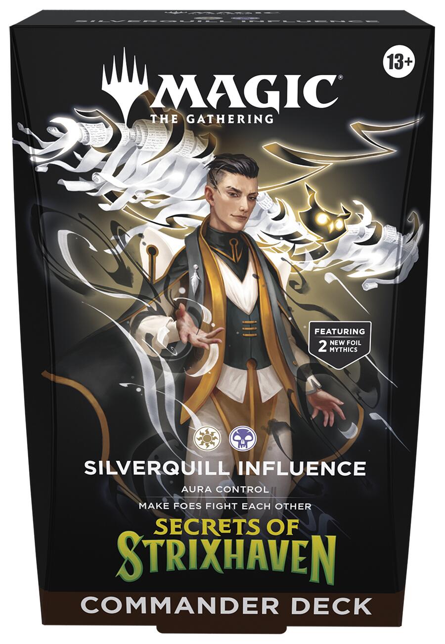 Magic the Gathering - Secrets of Strixhaven Commander Deck - Silverquill Influence