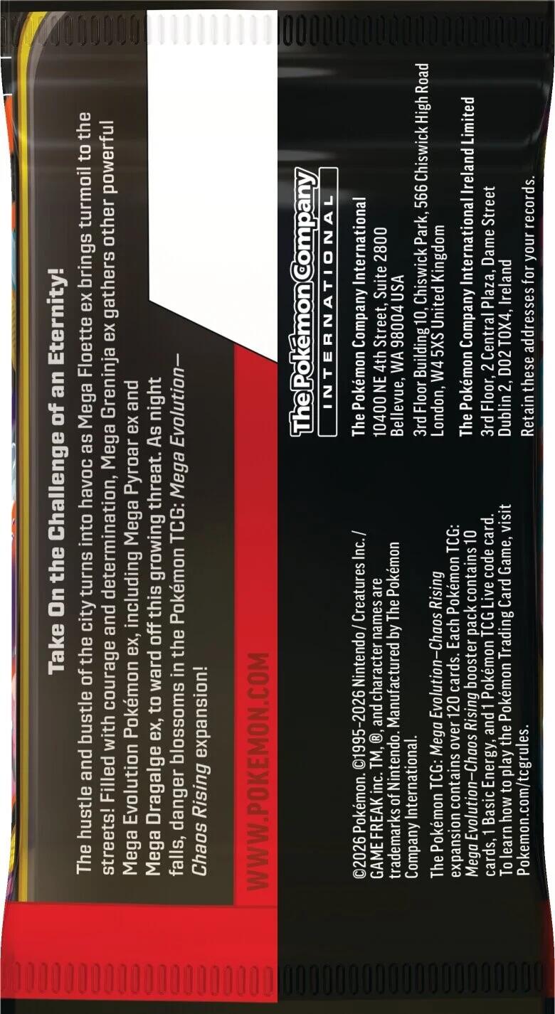Pokemon - Chaos Rising Booster Pack