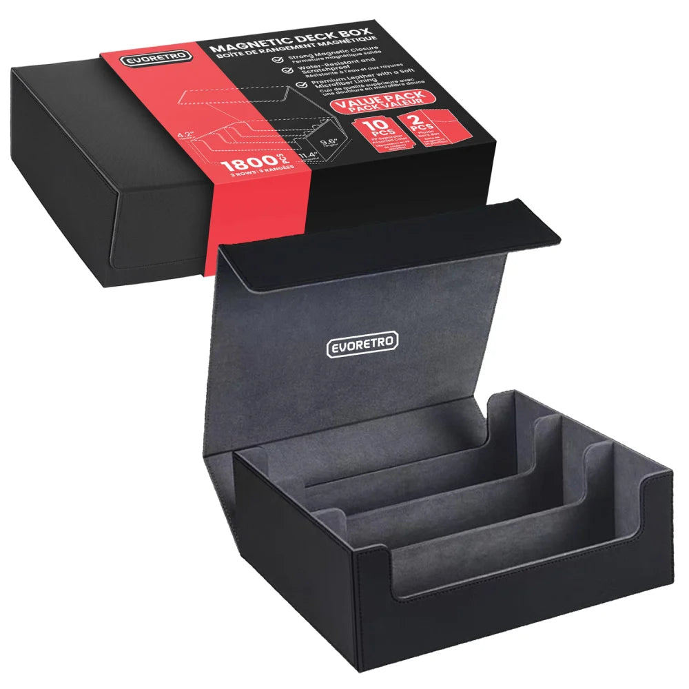 EVORETRO - MAGNETIC DECK BOX 1800 - BLACK