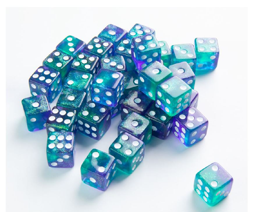 Gamegenic Dice: 36x D6: 12 mm: Galaxy Series