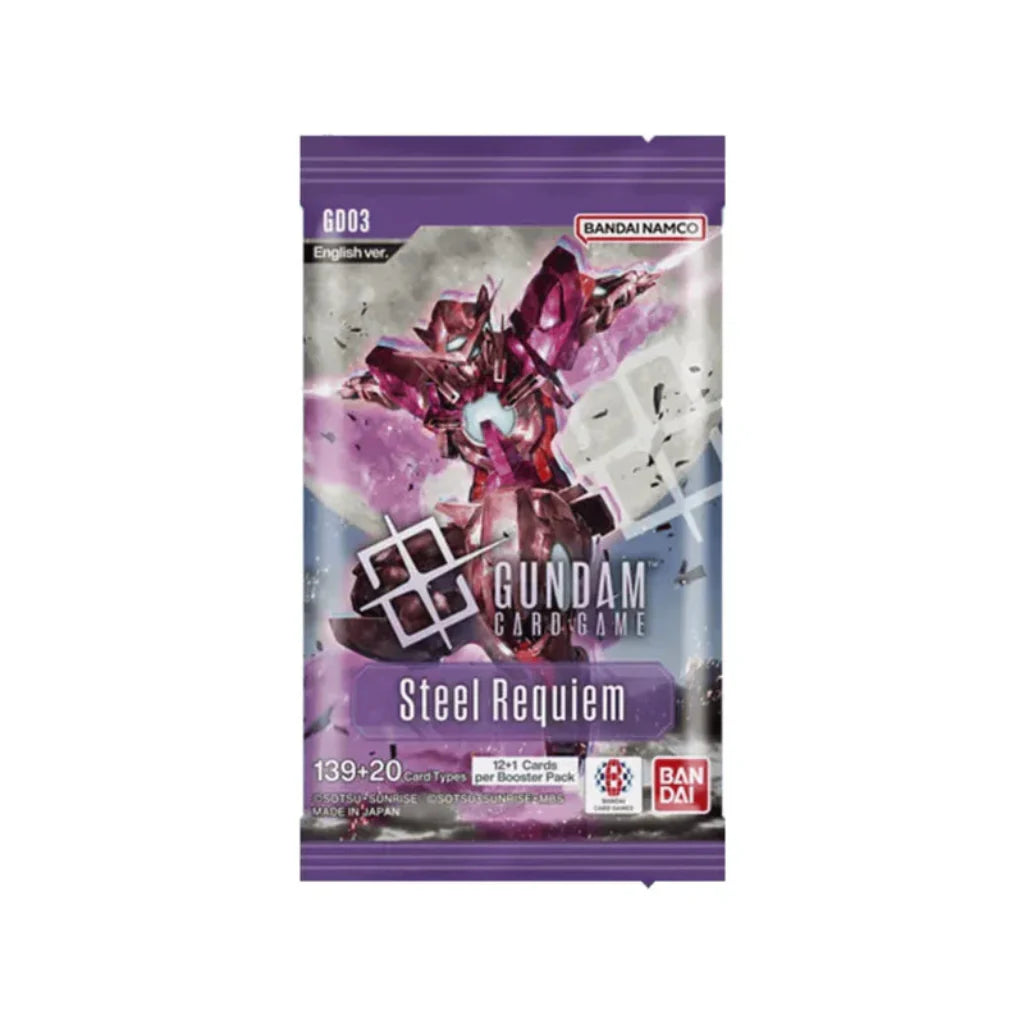Gundam Card Game - GD03 - Steel Requiem - BOOSTER Pack