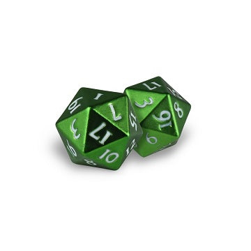 Ultra Pro - Dice Set - 2D20 - Heavy Metal 2 Piece Set
