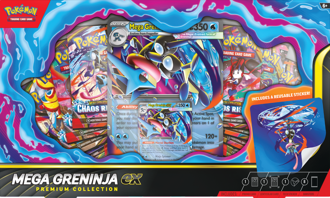 Pokemon - MEGA GRENINJA EX - PREMIUM COLLECTION