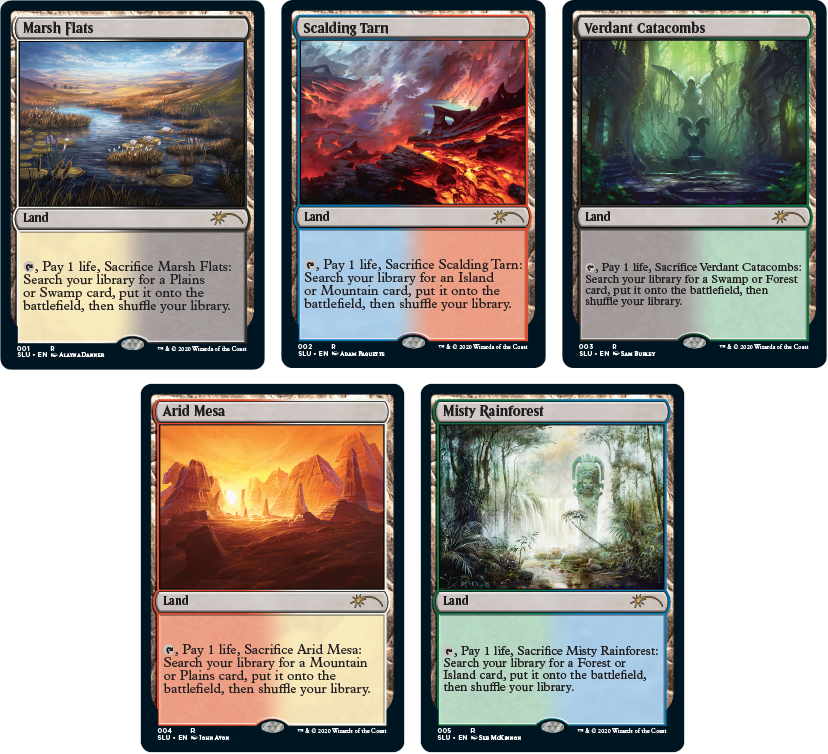 Secret Lair: Ultimate Edition The Enemy Fetch Lands