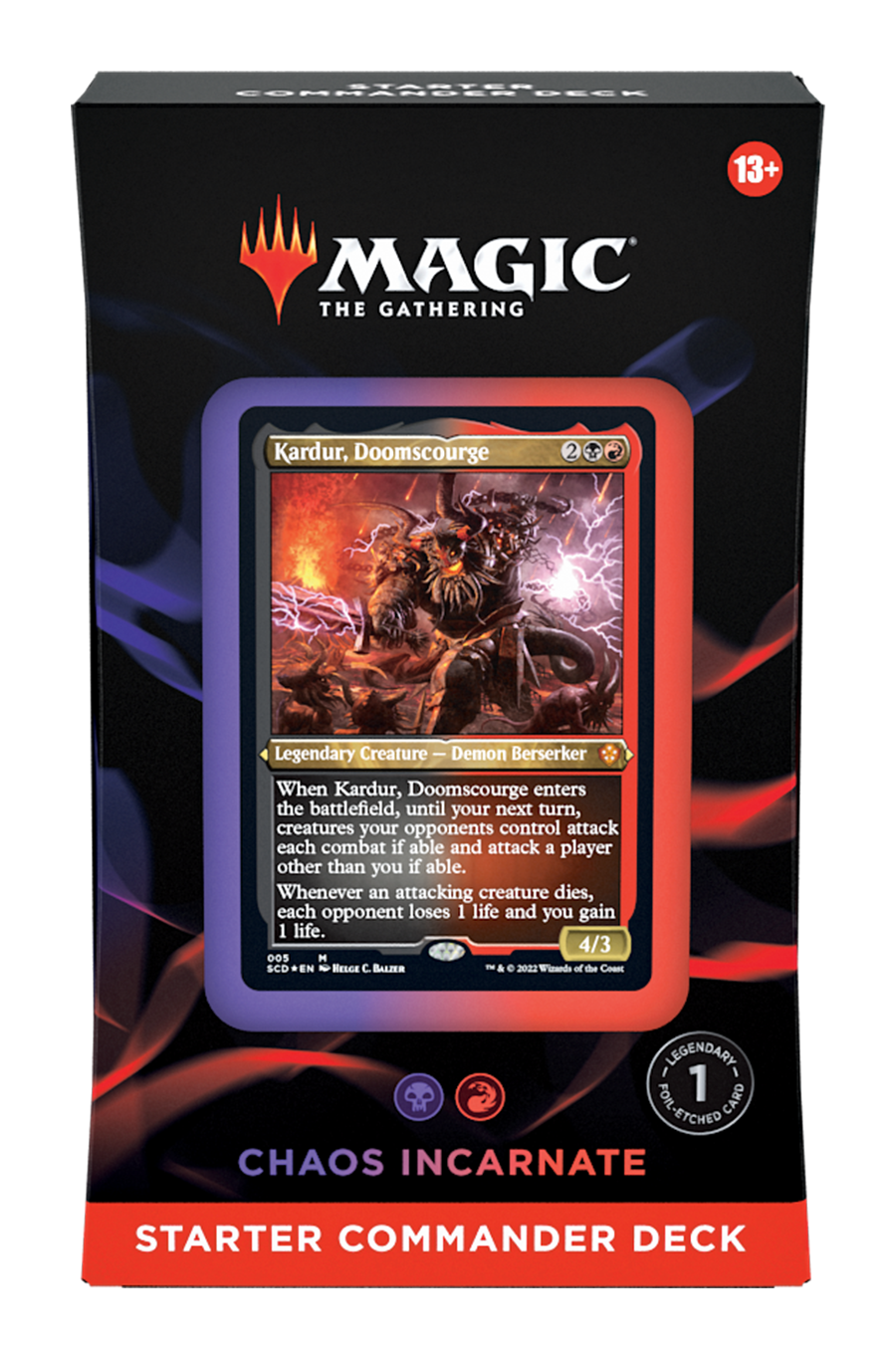 Magic the Gathering - Starter Commander Deck (Chaos Incarnate)