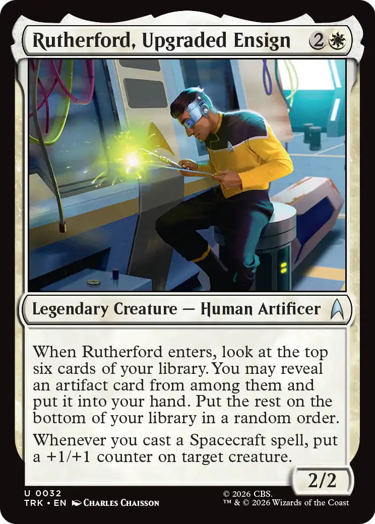 Rutherford, Upgraded Ensign [Star Trek]