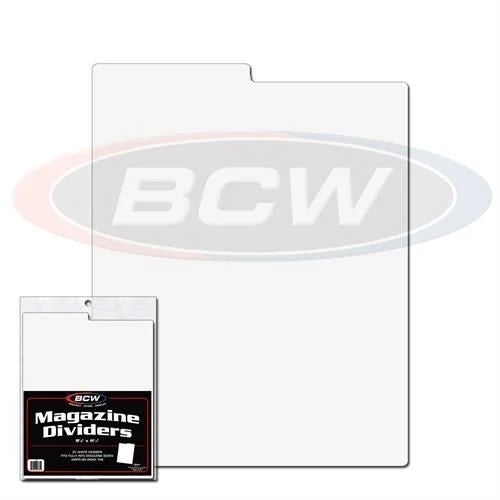 BCW Comic Book Dividers (Pack of 25 individuals)