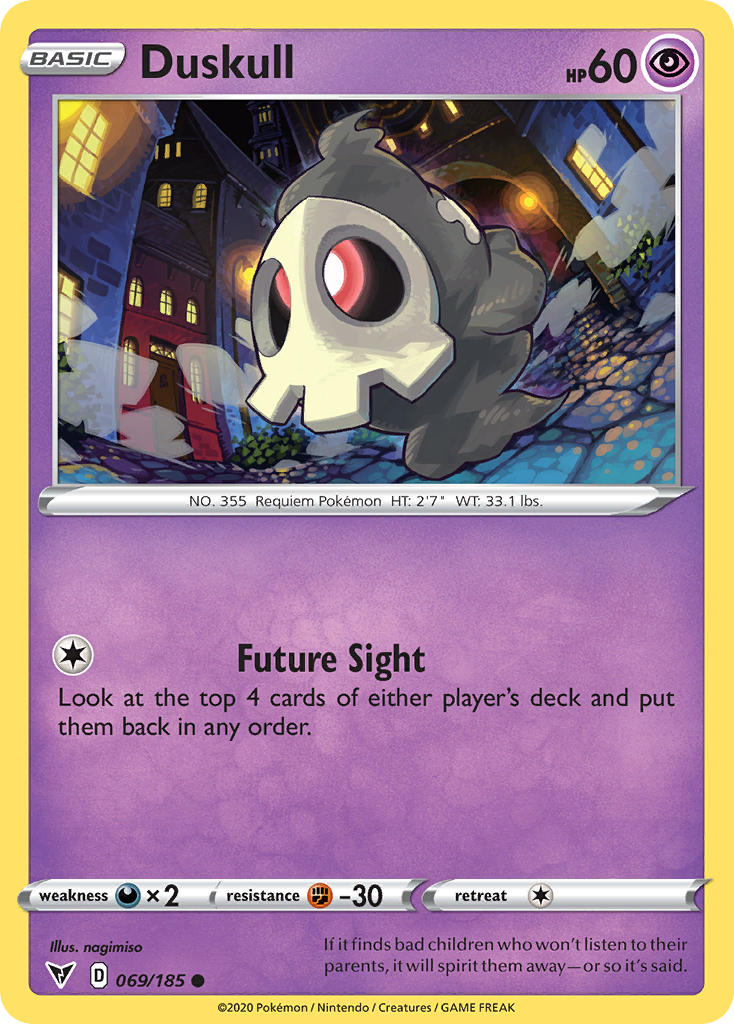 Duskull (069/185) [Sword & Shield: Vivid Voltage] – Dungeon Comics