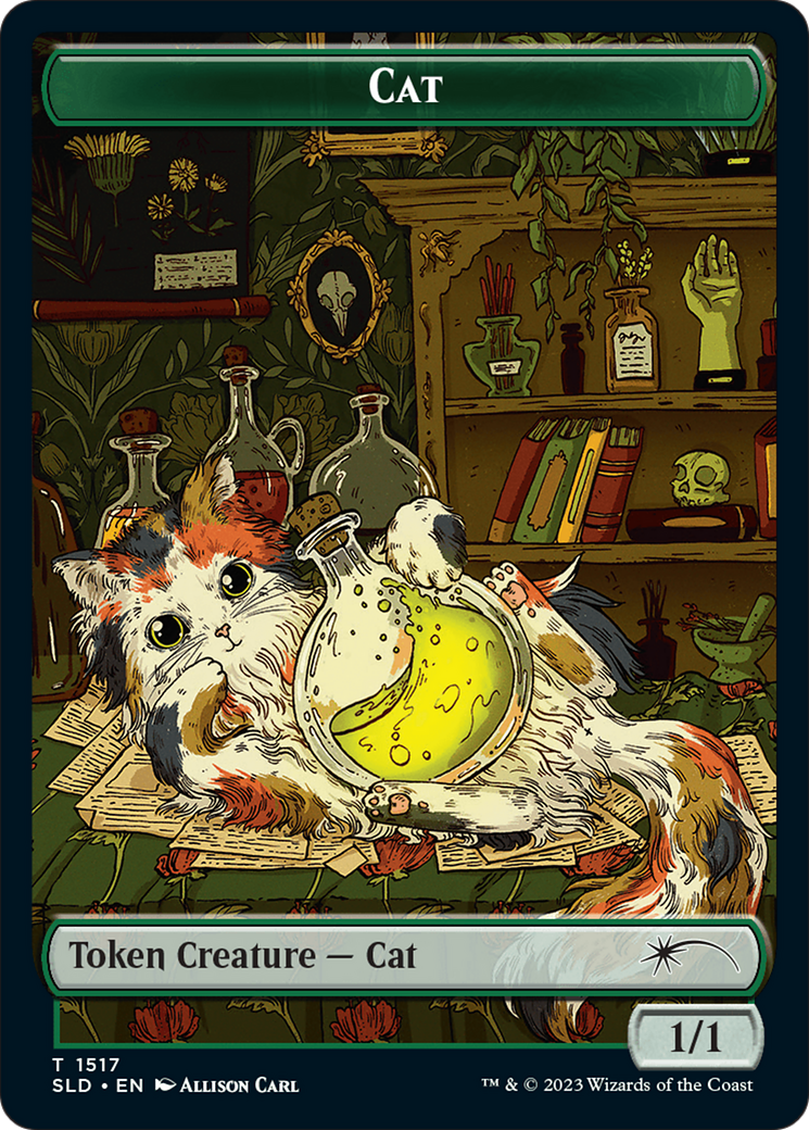 Dog // Cat Double-Sided Token [Secret Lair Commander Deck: Raining Dog // Cat Double-Sided Token [Secret Lair Commander Deck: Raining