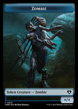 Human Soldier // Zombie (0013) Double-Sided Token [Commander Masters Tokens]