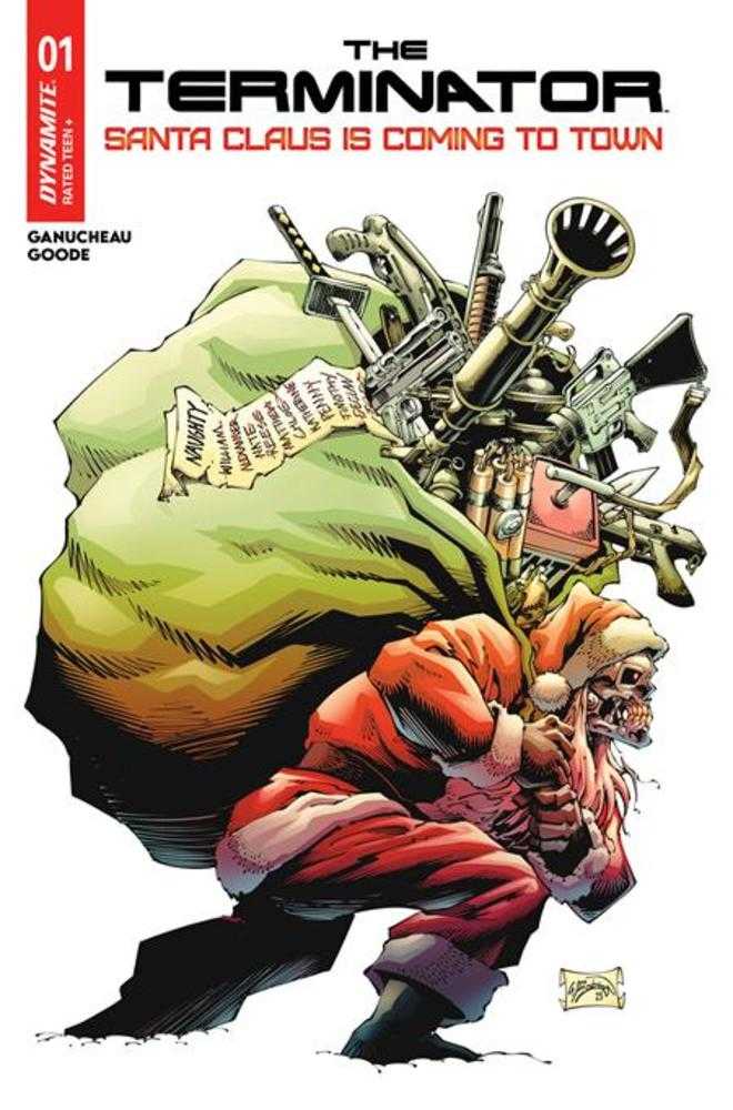 Terminator Santa Claus Is Coming To Town # 1 Cover A NM Dynamite Ships Dec 3rd