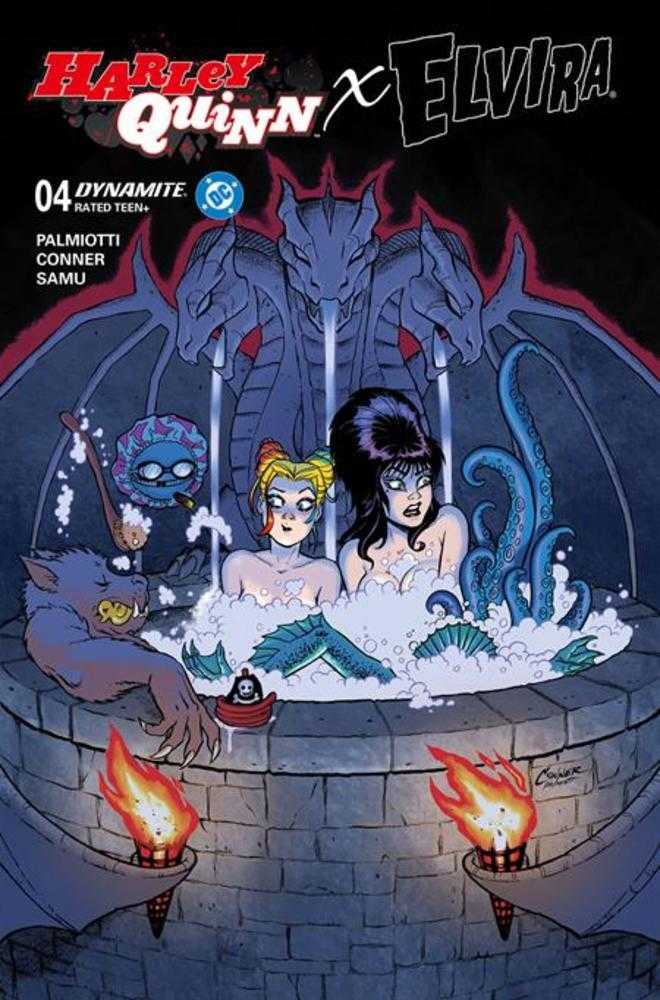 Harley Quinn X Elvira # 4 Cover A NM Dynamite Pre Sale Ships Jan 7th