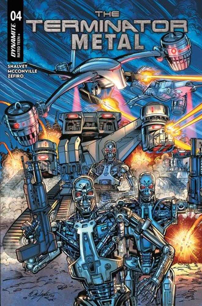 Terminator Metal # 4 Variant Cover B NM Dynamite Ships Jan 28th