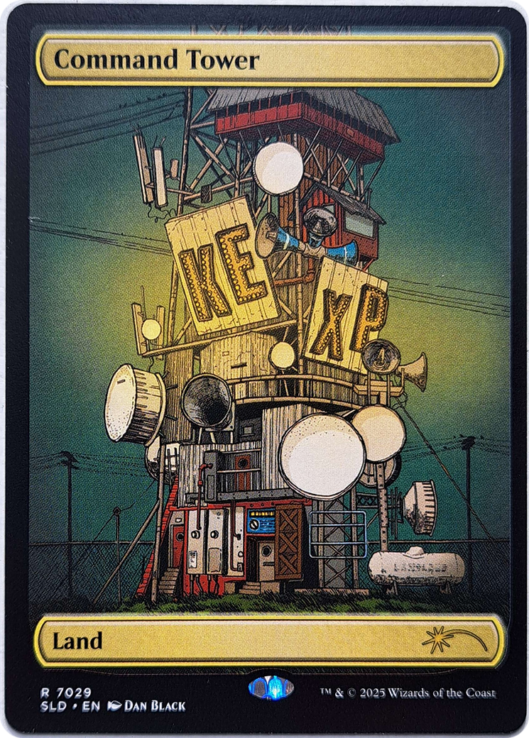 Command Tower (7029) (Rainbow Foil) [Secret Lair Drop Series]