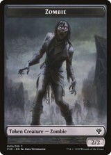 Human Soldier (004) // Zombie Double-Sided Token [Commander 2020 Tokens]