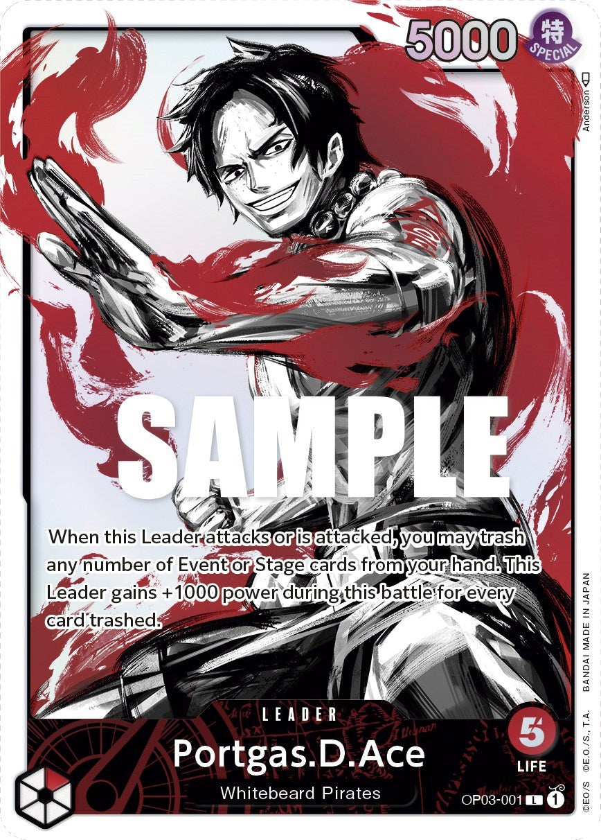 Portgas.D.Ace (Alternate Art) [Pillars of Strength] op03-001