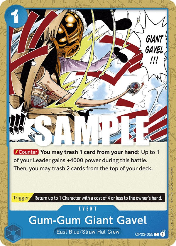 Gum-Gum Giant Gavel [Pillars of Strength] op03-055
