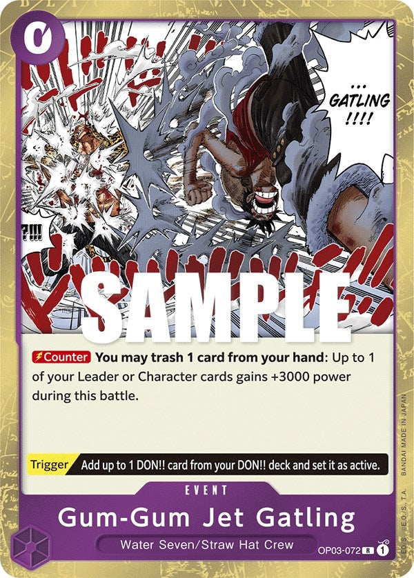Gum-Gum Jet Gatling [Pillars of Strength] op03-072