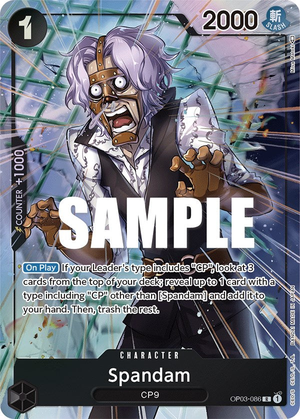 Spandam (Alternate Art) [Pillars of Strength] op03-122