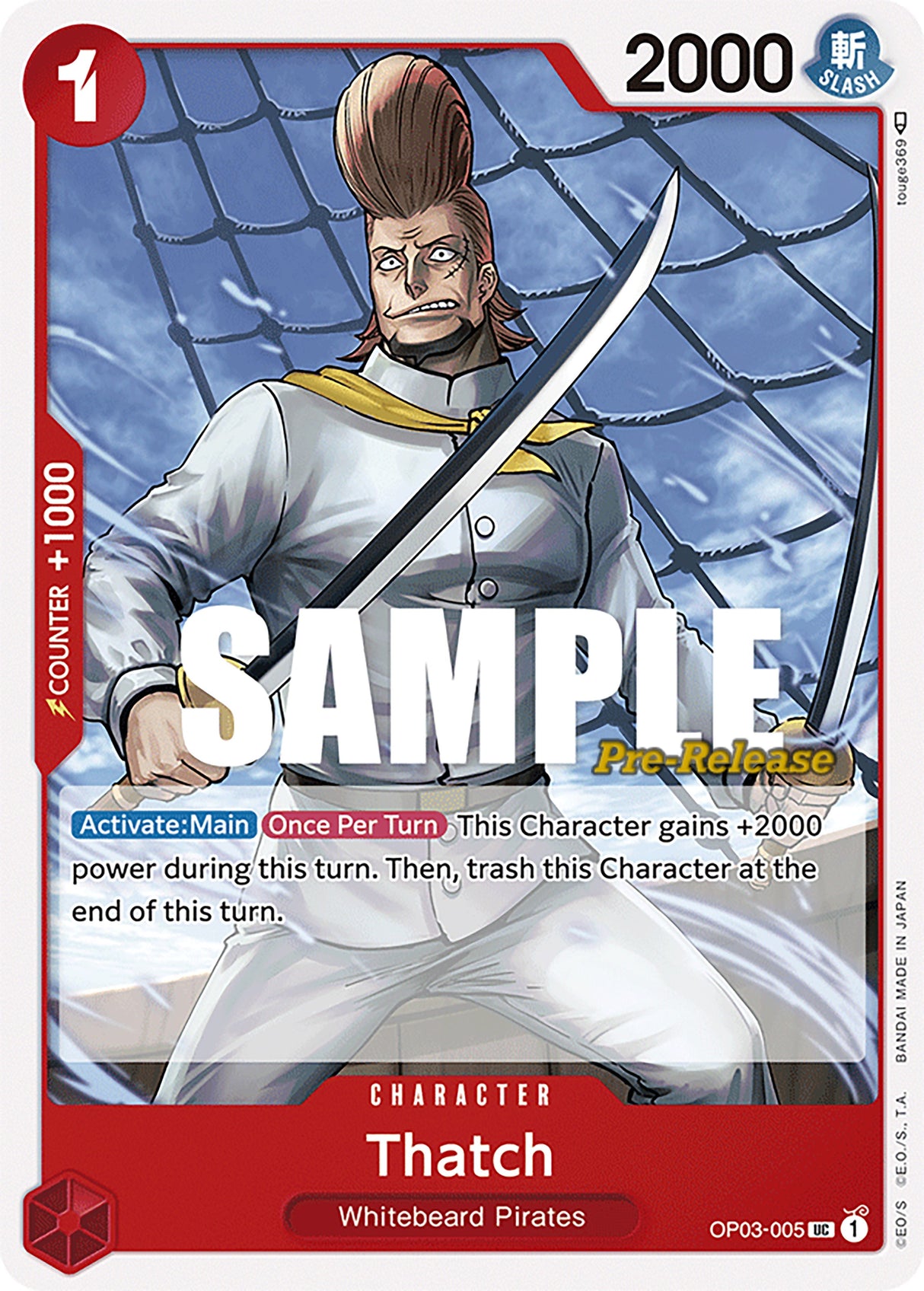 Thatch [Pillars of Strength Pre-Release Cards] op03-005