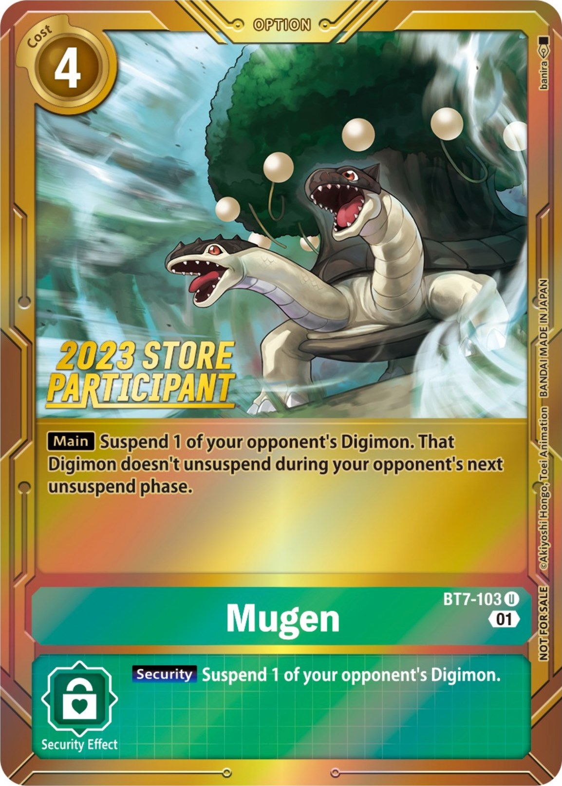 Mugen [BT7-103] (2023 Store Participant) [Next Adventure]