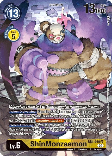 ShinMonzaemon (Textured Alternate Art) [Resurgence Booster] rb1-019