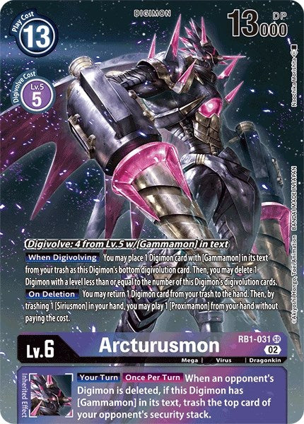 Arcturusmon (Textured Alternate Art) [Resurgence Booster] RB1-031