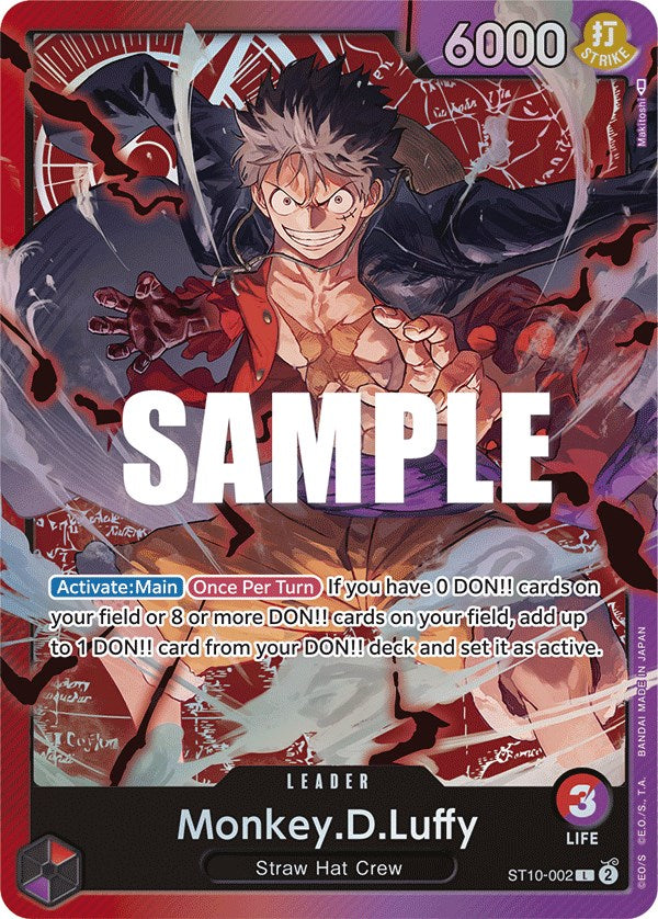 Monkey.D.Luffy [Ultimate Deck - The Three Captains] st10-002