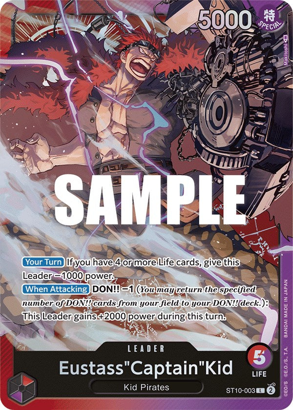 Eustass"Captain"Kid [Ultimate Deck - The Three Captains] st10-003