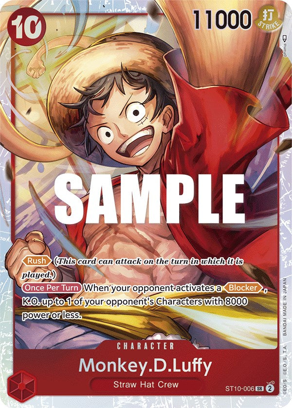 Monkey.D.Luffy [Ultimate Deck - The Three Captains] st10-006
