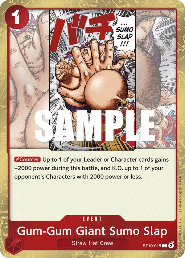 Gum-Gum Giant Sumo Slap [Ultimate Deck - The Three Captains] st10-015