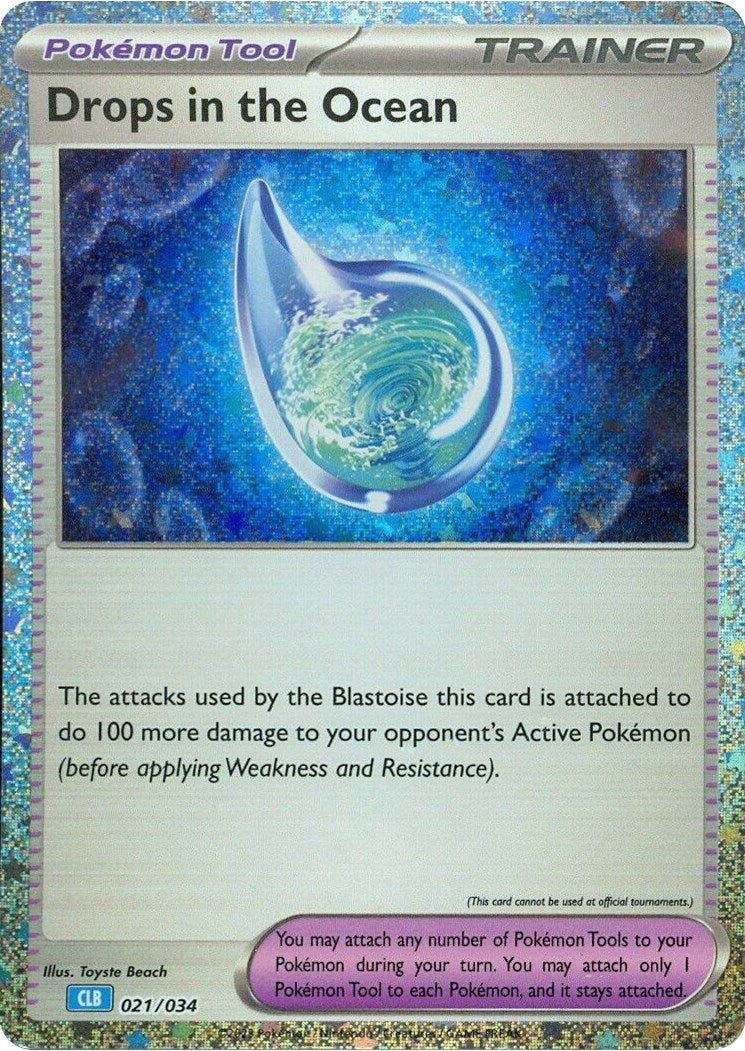 Drops in the Ocean 021/034 [Trading Card Game Classic]