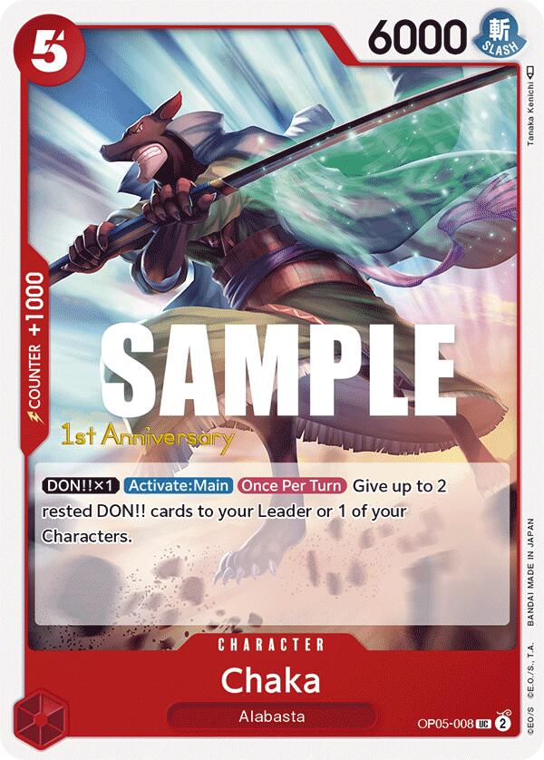 Chaka [Awakening of the New Era: 1st Anniversary Tournament Cards] op05-008