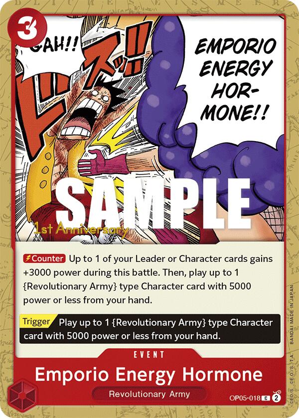 Emporio Energy Hormone [Awakening of the New Era: 1st Anniversary Tournament Cards] op05-018