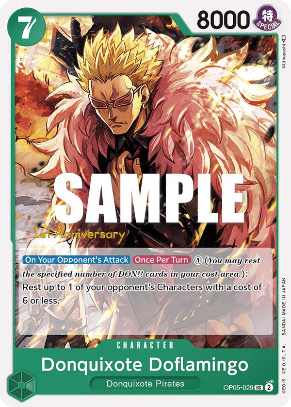Donquixote Doflamingo [Awakening of the New Era: 1st Anniversary Tournament Cards] op05-029
