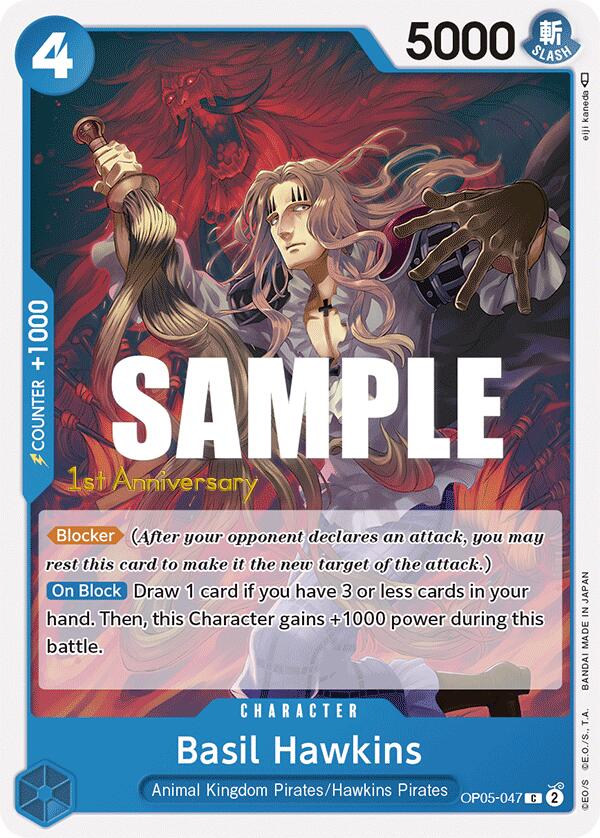 Basil Hawkins [Awakening of the New Era: 1st Anniversary Tournament Cards] op05-047