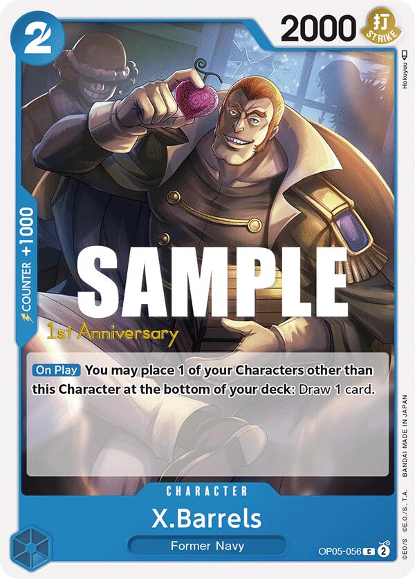X.Barrels [Awakening of the New Era: 1st Anniversary Tournament Cards] op05-056