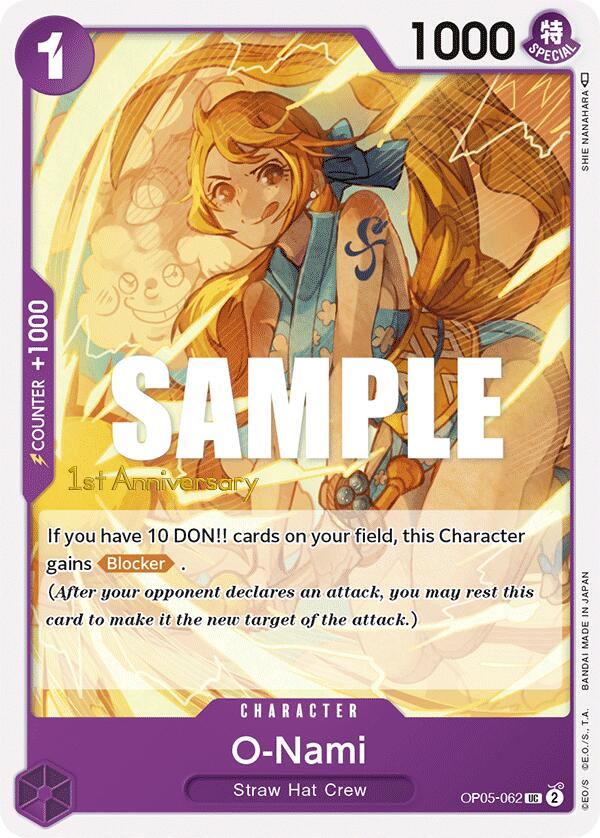 O-Nami [Awakening of the New Era: 1st Anniversary Tournament Cards] op05-062