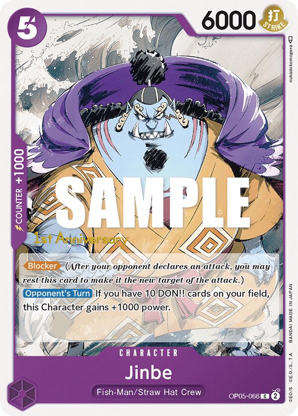Jinbe [Awakening of the New Era: 1st Anniversary Tournament Cards] op05-066
