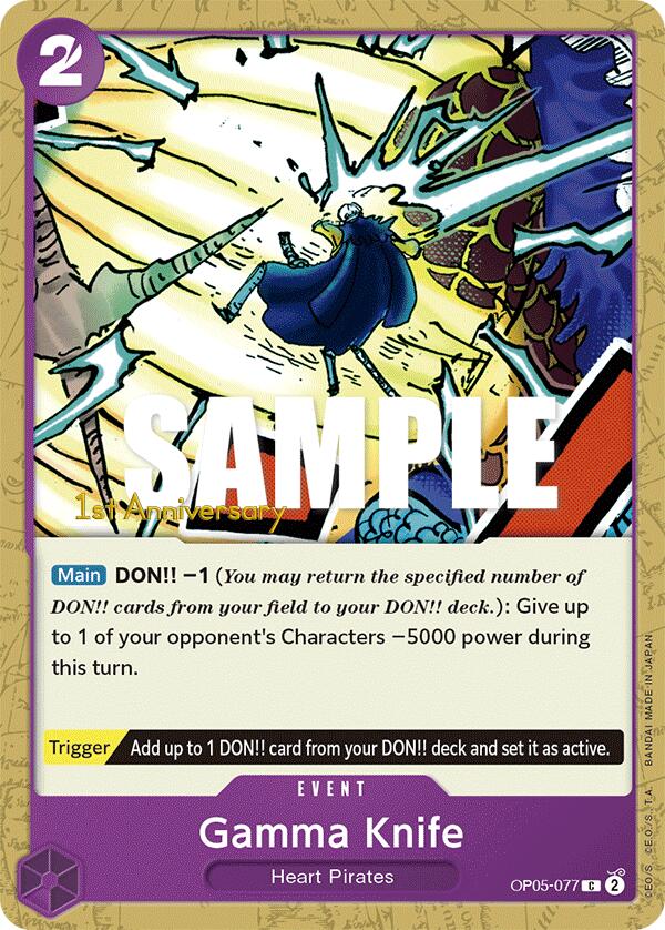 Gamma Knife [Awakening of the New Era: 1st Anniversary Tournament Cards] op05-077