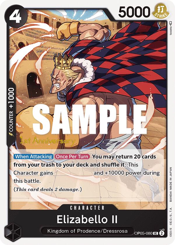 Elizabello II [Awakening of the New Era: 1st Anniversary Tournament Cards] op05-080