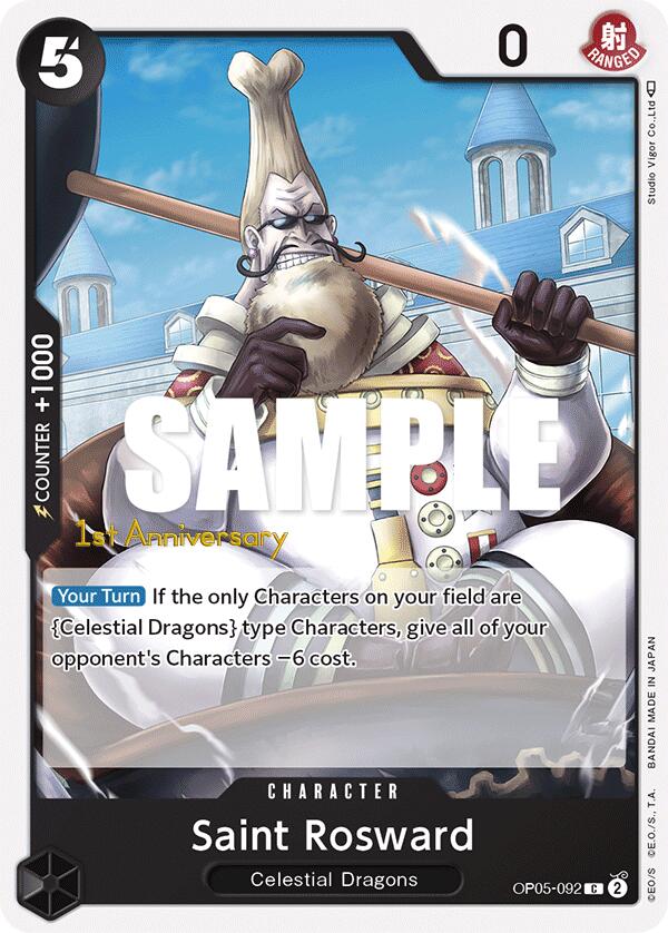 Saint Rosward [Awakening of the New Era: 1st Anniversary Tournament Cards] op05-092