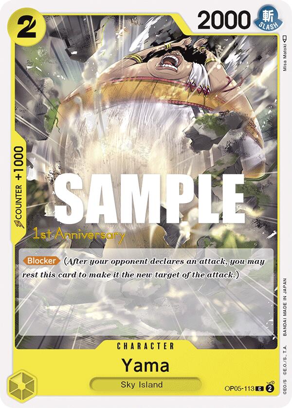 Yama [Awakening of the New Era: 1st Anniversary Tournament Cards] op05-113
